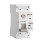 Выключатель дифференциального тока 2п 25А 100мА тип AC 6кА ВД-100N электромех. PROxima EKF E1026M25100