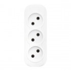 Колодка удлинителя 3-м без заземл. 10А Эксперт 2.2кВт EKF AKB10-3