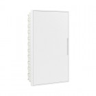 Щиток встраиваемый FRAME 36мод. с бел. дверцей с 4 шинами PEN (2шт на 8 отверст. и 2шт на 10 отверст.) бел. DKC F36B1WW