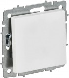 Выключатель проходной 1-кл. СП BRITE ВС10-1-6-БрАБ 10А механизм арктич. бел. IEK BR-V12-0-10-K91