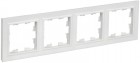 Рамка 4-м BRITE РУ-4-БрАБ арктич. бел. IEK BR-M42-K91