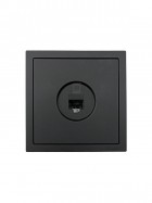 Розетка компьютерная 1-мест. СП ZIMA IP20 черн. бархат LEZARD 704-4288-140