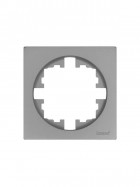 Рамка 1-м OSEN горизонт. квадрат сер. матов. LEZARD 743-7400-146