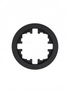 Рамка 1-м OSEN горизонт. круглая черн. бархат LEZARD 744-4200-146