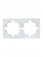 Рамка 2-м OSEN горизонт. квадрат бел. LEZARD 743-0200-147