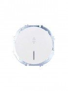 Выключатель проходной 1-кл. СП OSEN 10А IP20 с подсветкой механизм бел. LEZARD 743-0288-114