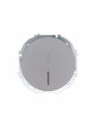 Выключатель проходной 1-кл. СП OSEN 10А IP20 с подсветкой механизм сер. матов. LEZARD 743-7488-114