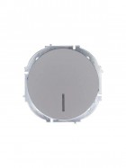 Выключатель 1-кл. СП OSEN 10А IP20 с подсветкой механизм сер. матов. LEZARD 743-7488-111