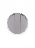 Выключатель 3-кл. СП OSEN механизм сер. матов. LEZARD 743-7488-109