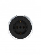 Розетка 1-м OSEN IP20 16А с заземл. ПБТ механизм черн. бархат LEZARD 743-4288-122B