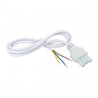 Кабель для подключения светодиодных линейных светильников ДБО-60/120/150 1м 3х0.75 бел. EKF ASC-W-1-LBL