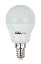 Лампа светодиодная PLED-SP-G45 7Вт шар 3000К тепл. бел. E14 540лм 230В JazzWay 1027856-2