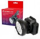 Фонарь налобный аккумуляторный LED 5363 (220В 9LED 2 режима; черн.) Ultraflash 11257