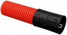 Труба гофрированная двустенная ПНД d90 с муфтой красная (уп.50м) ИЭК CTG12-090-K04-050-R