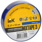 Изолента ПВХ 0.13х15мм (рул.10м) син. ИЭК UIZ-13-10-10M-K07