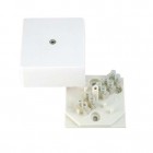 Коробка распр. ОП 75х75х30 с клемн. бел. HEGEL КРК2702