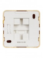 Выключатель 2-кл. ОП ОКТАВА 10А IP20 откр. уст. сосна ИЭК EVO20-K03-10-DC