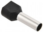 Наконечник-гильза изол. НГИ2 6.0-14 черн. (уп.100шт) ИЭК UTE10-D6-0-100