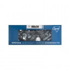 Болт М8х20 с шестигранной головкой цинк. DIN 933 (уп.50шт) класс прочности 8.8. коробка Tech-Krep 105207