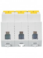 Выключатель автоматический модульный 3п D 125А 15кА ВА47-150 IEK MVA50-3-125-D