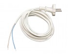 Шнур с вилкой 2.2м (ПВС-ВП 2х0.75) бел. UNIVersal 9632166