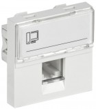 Механизм розетки информ. ПРАЙМЕР 2мод. RJ45 5е UTP РКИ-20-00-П IEK CKK-40D-RI2-K01