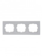 Рамка 3-м Karina горизонт. бел. LEZARD 707-0200-148