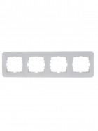 Рамка 4-м Karina Life горизонт. бел. LEZARD 708-0200-149