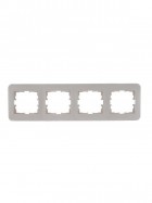 Рамка 4-м Karina Life горизонт. крем. LEZARD 708-0300-149