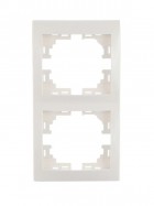 Рамка 2-м Mira вертикал. бел. LEZARD 701-0200-152