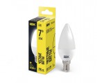 Лампа светодиодная ECO C35 7Вт свеча 3000К E14 230В IEK LLE-C35-7-230-30-E14
