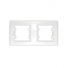 Рамка 2-м Бриллиант горизонт. бел. UNIVersal 7947465