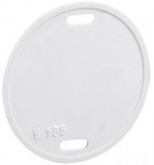 Бирка кабельная маркировочная У-135 55мм (круг) IEK UZMA-BIK-Y135-R