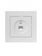 Розетка компьютерная 1-м СП Vesna механизм бел. LEZARD 742-0288-139