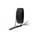 Кабель витая пара U/UTP кат.5e 4х2х24AWG solid CU PE OUTDOOR черн. 305м (м) Эра Б0044431