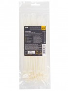 Хомут кабельный 3.6х200 нейл. бел. (уп.100шт) ИЭК UHH31-D036-200-100