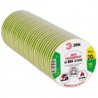 Изолента ПВХ 19ммх20м желто-зел. ЭРА C0036545