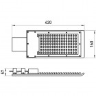Светильник светодиодный SPP-503-0-50K-080 80Вт 8000лм 5000К IP65 (Аналог ДКУ) консольный ЭРА Б0043668