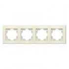 Рамка 4-м Афина универс. сл. кость (ivory) Universal A0046-I