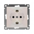 Розетка 1-м СП Афина 16А IP20 с заземл. механизм жемчуг Universal A0028-OBr