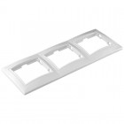 Рамка 3-м СП Севиль горизонт. бел. UNIVersal С0045