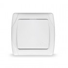 Розетка 1-м СП Маргарита 16А IP20 с заземл. с крышкой бел. UNIVersal М0029