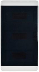 Корпус пластиковый ЩРВ-П-36 IP41 черн. прозр. дверь TEKFOR IEK TF5-KP12-V-36-41-K01-K03