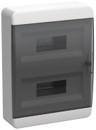 Корпус пластиковый ЩРН-П-24 IP41 черн. прозр. дверь TEKFOR IEK TF5-KP12-N-24-41-K01-K03