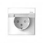 Розетка ArtGallery 16А IP44 с заземл. защ. шторки с крышкой механизм бел. SE GAL440146