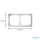 Рамка 2-м ArtGallery универс. лотос SE GAL001302