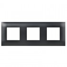 Рамка 3-м SKANDY SK-F03Bl черн. IEK SK-M32-K02