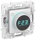 Термостат электронный SKANDY SK-T01W с индикацией арктич. бел. IEK SK-RT11-K01