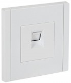 Розетка компьютерная RJ45 кат.5E FORTE&PIANO FP232 бел. IEK FP-K10-1-K01