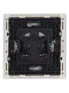 Розетка СП FORTE&PIANO FP218 10А без заземл. без защ. шторок винт. крепл. бел. IEK FP-R10-10-K01